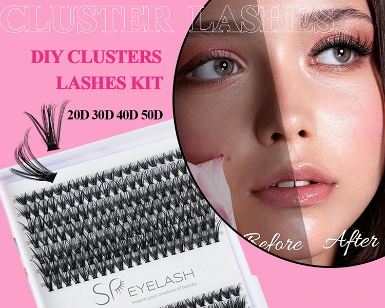 Lashes cnuasach 10d-100d leideanna grafting, a ligean ar fhoghlaim le chéile!