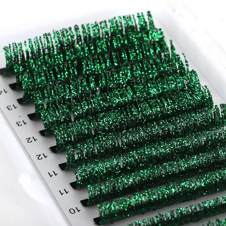 Síneadh fabhraí glas glitter