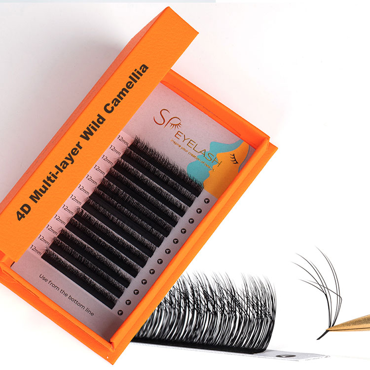 Ilchiseal 4D Fluffy Camellia Wispy Lashes Extensions