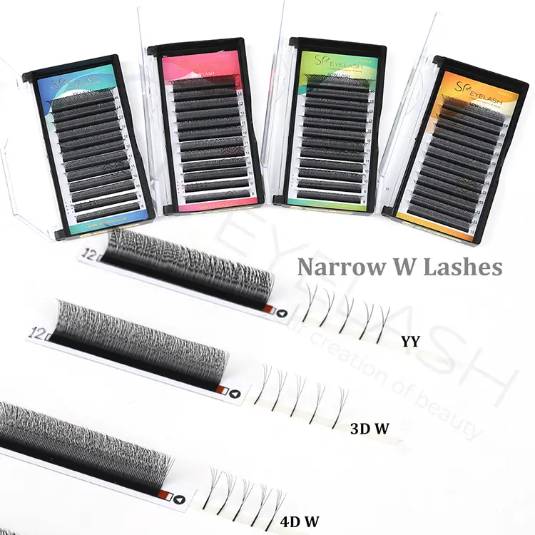 Lashes caol W-chruthach